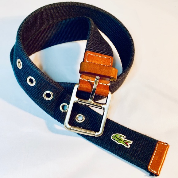 navy canvas belt